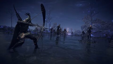 『エルデンリング ナイトレイン』“IRONEYE”のプレイ動画が公開。高威力の弓矢で敵を撃つ遠距離のキャラクター。背後からの攻撃を加える場面も